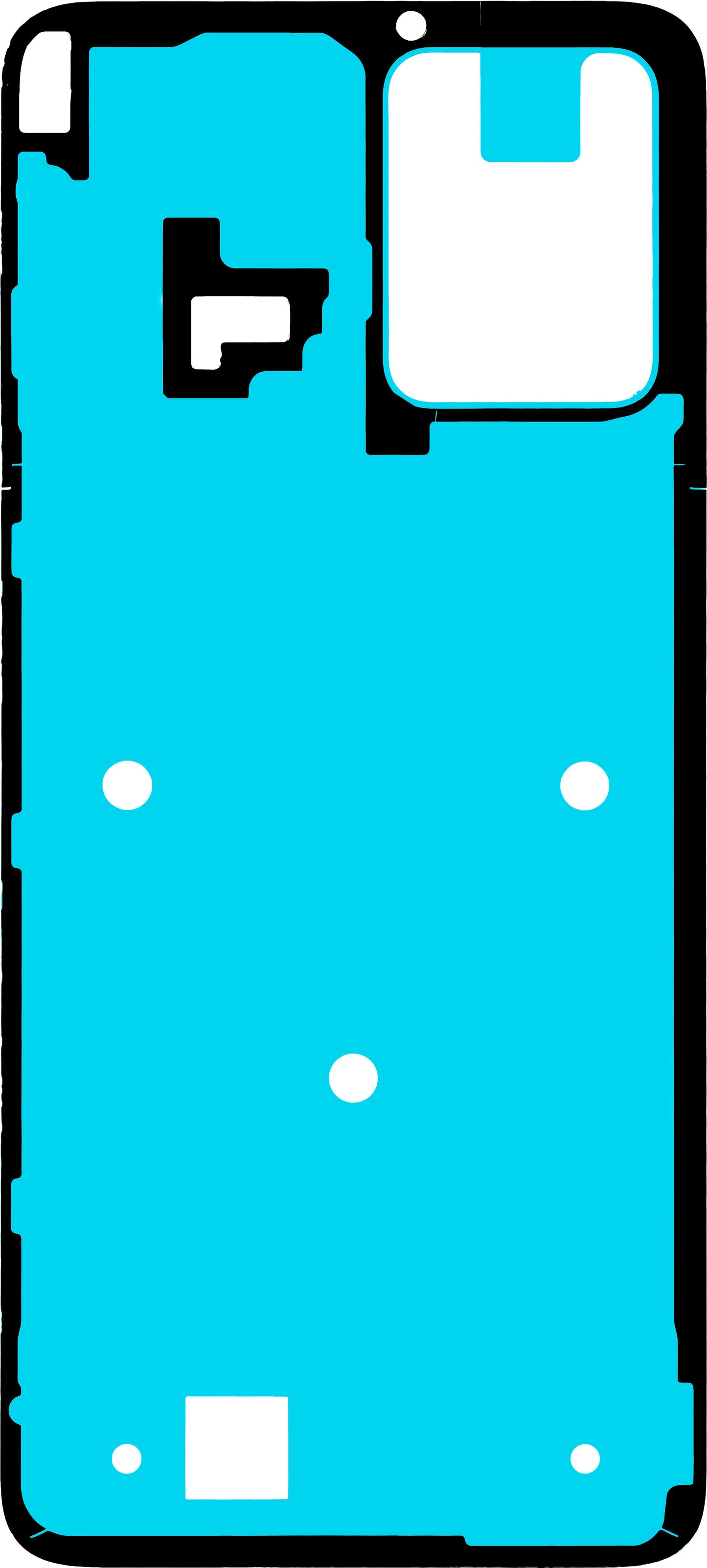 Lepidlo na kryt baterie Motorola Moto G53, Service Pack 5D78C22164