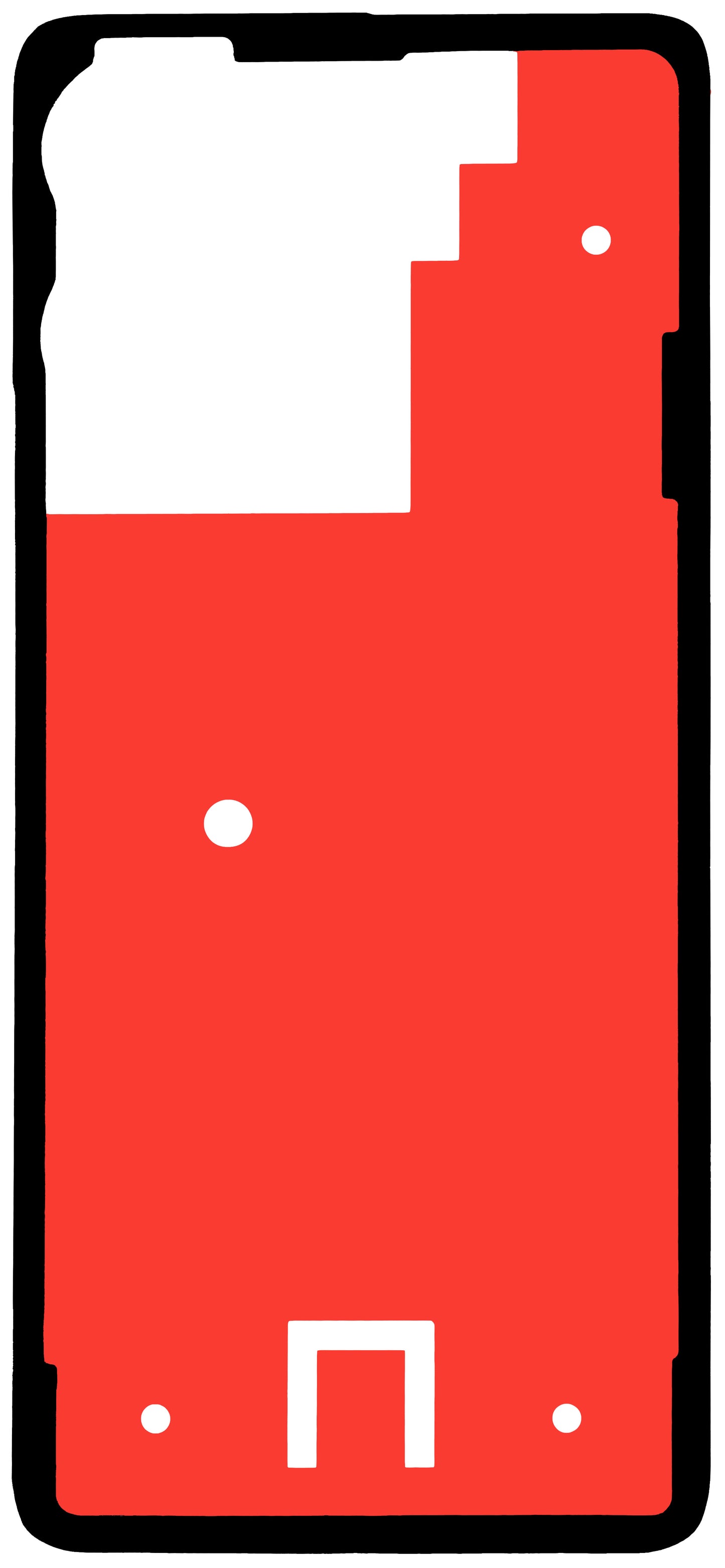 Lepidlo na kryt baterie Motorola Moto G86 Power, Service Pack 5948C30670