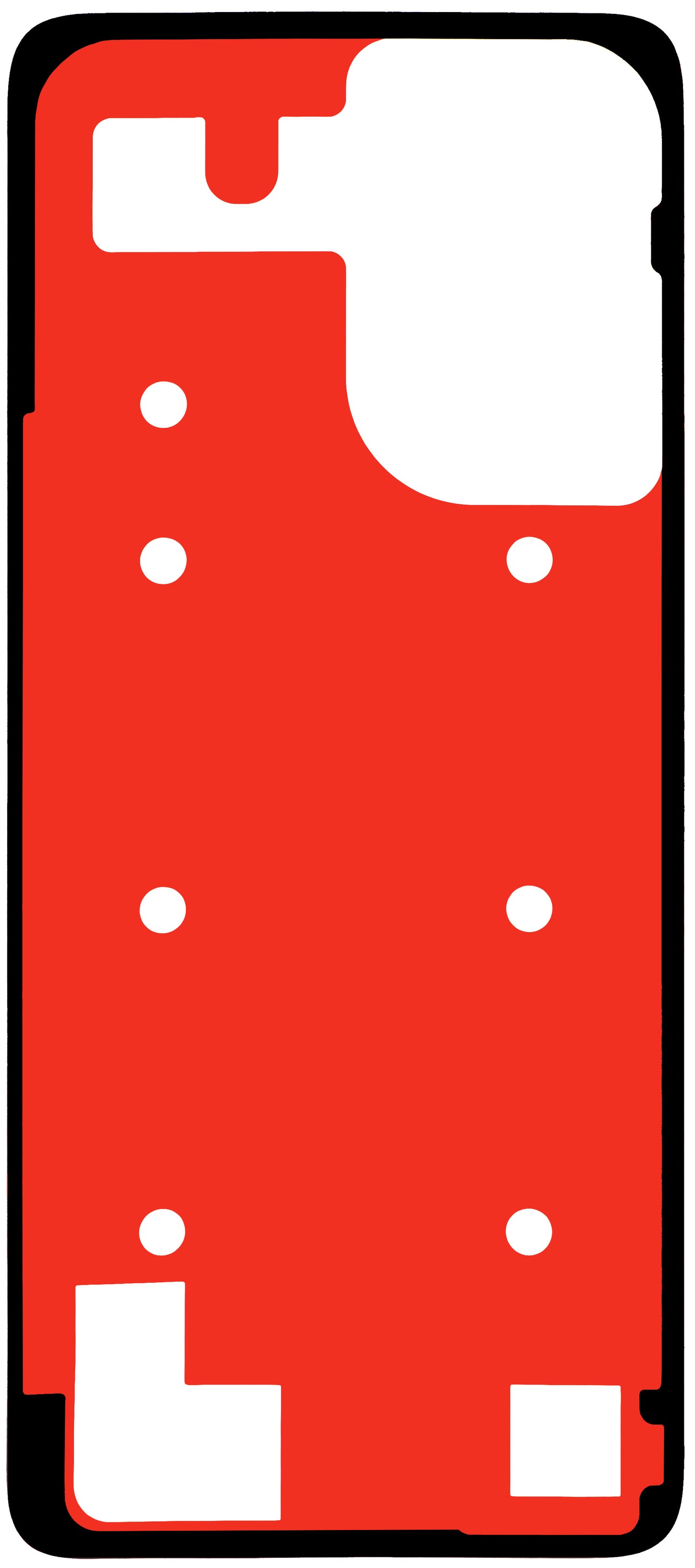 Lepidlo na kryt baterie Motorola Moto G06 Power / G06, Service Pack 5948C31280