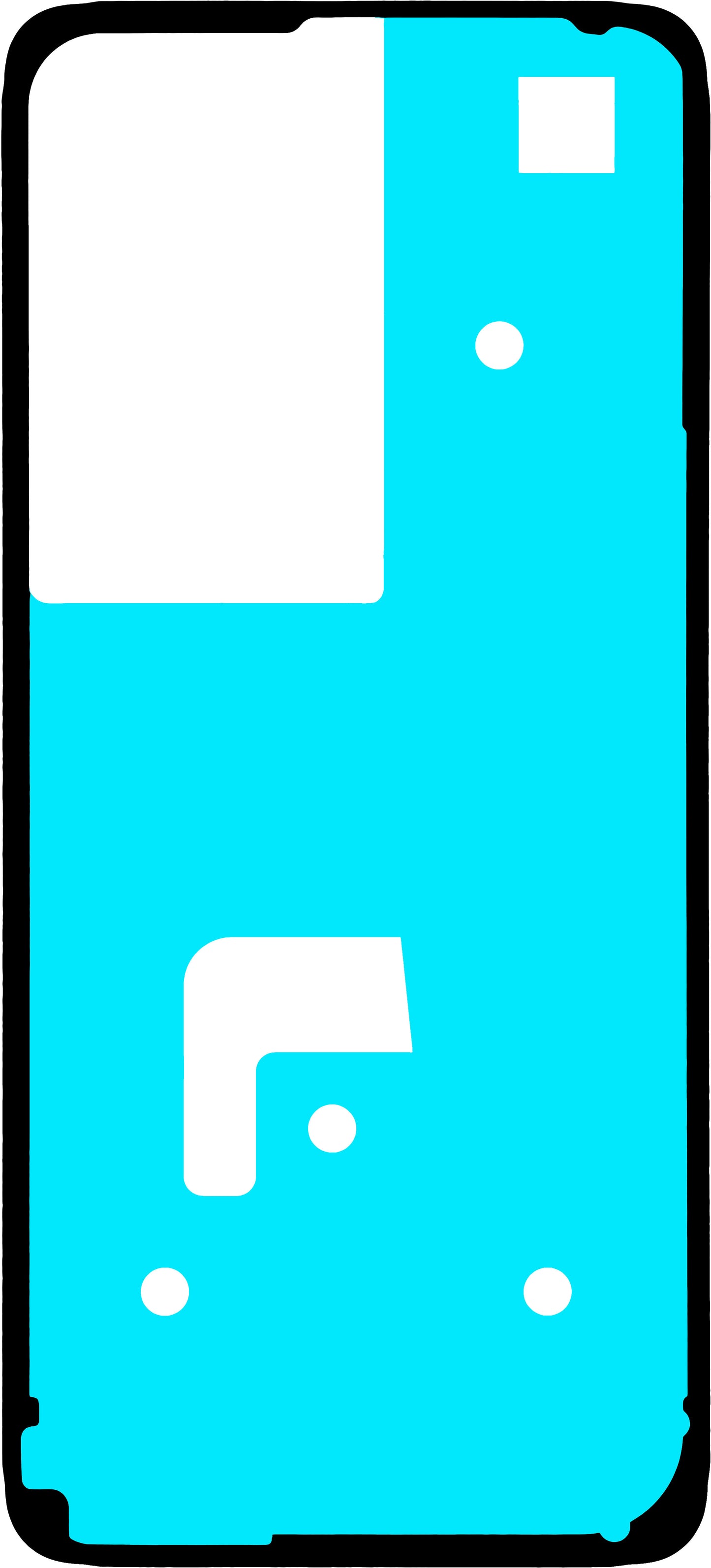 Battery Cover Adhesive Realme C75, Service Pack 612714001225