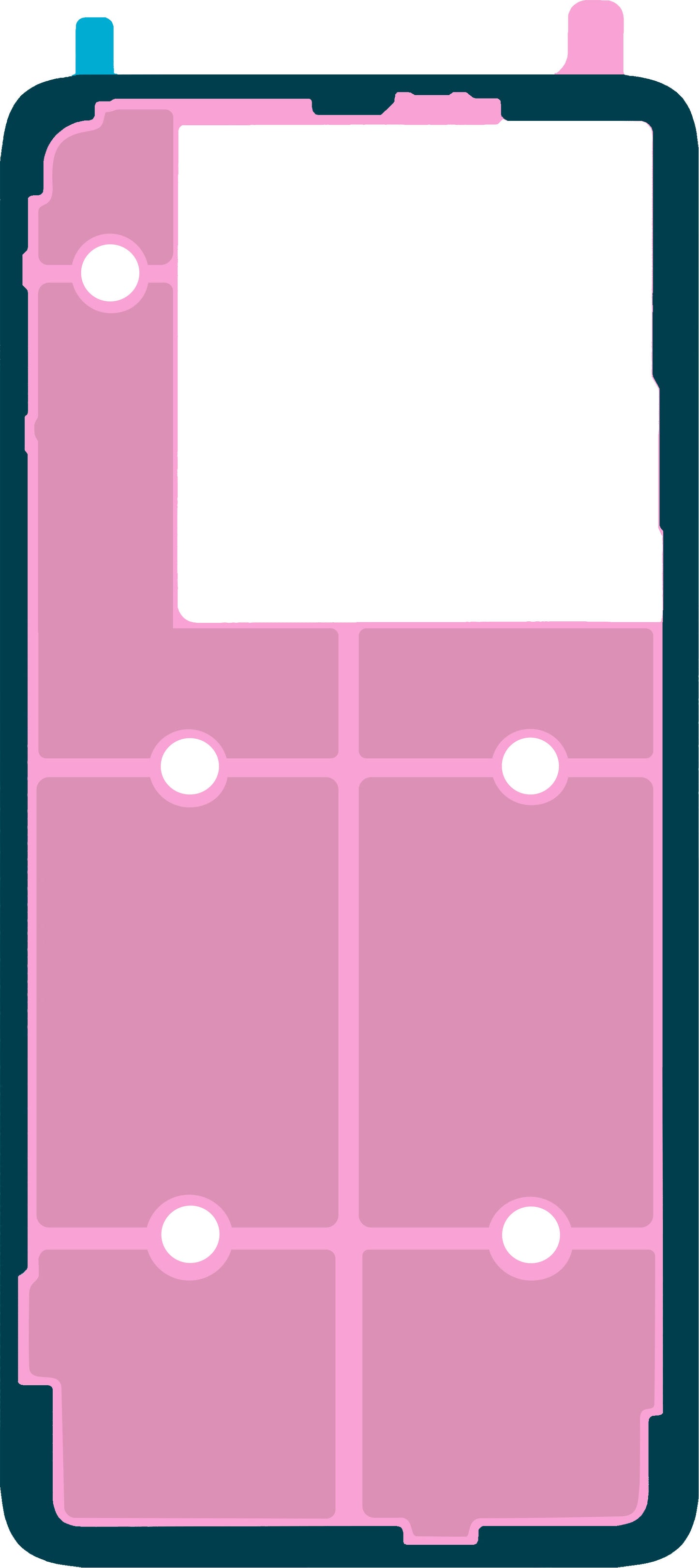 Lepidlo na kryt baterie Realme GT 7 Pro, Service Pack 612717000435