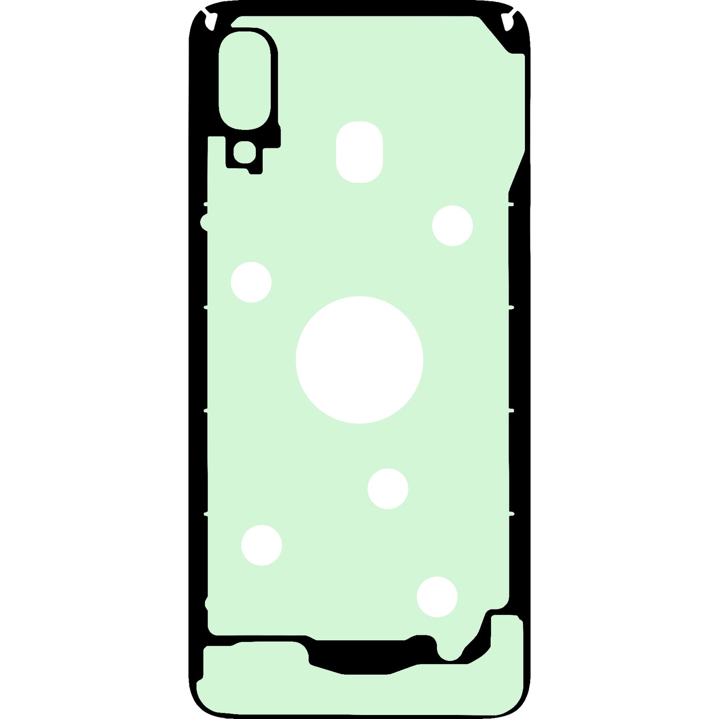 Lepidlo na kryt baterie Samsung Galaxy A40 A405, Service Pack GH02-17850A