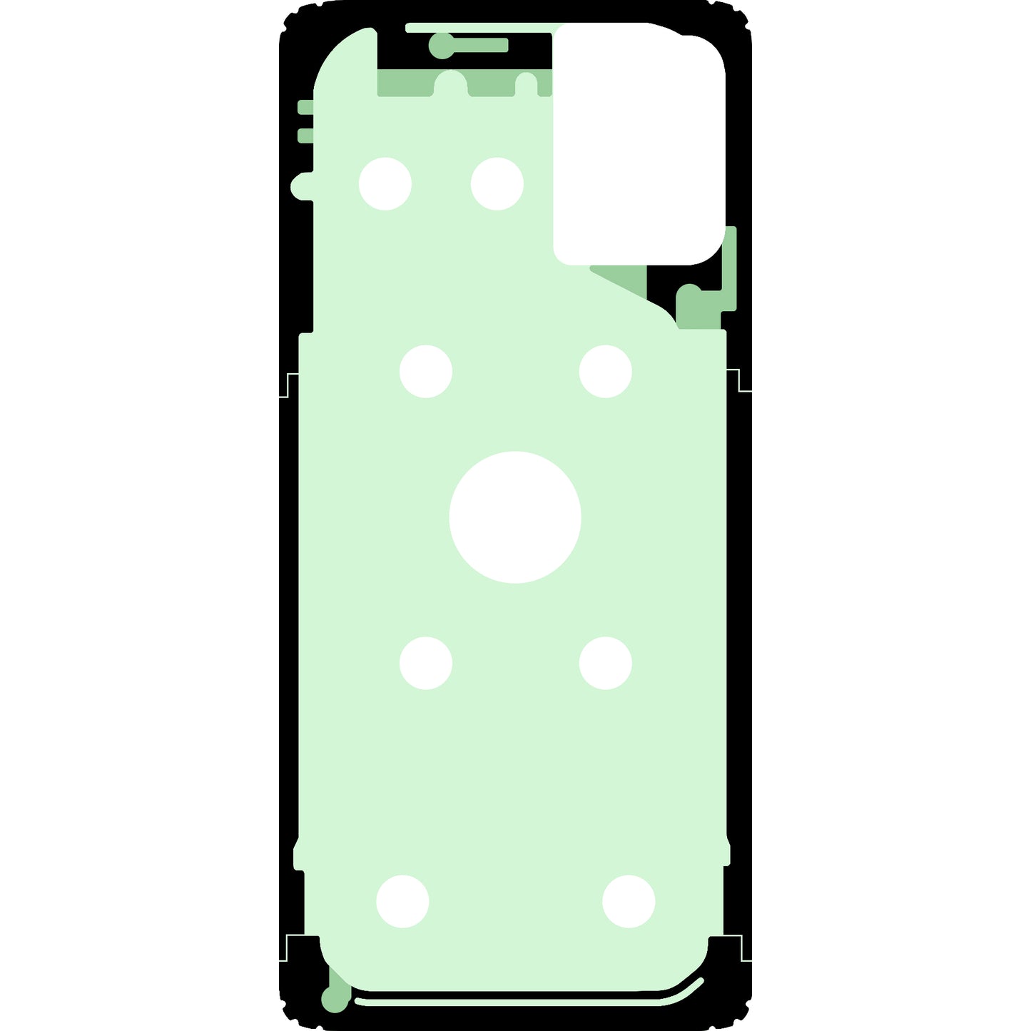 Lepidlo na kryt baterie Samsung Galaxy A51 5G A516, Service Pack GH81-18660A