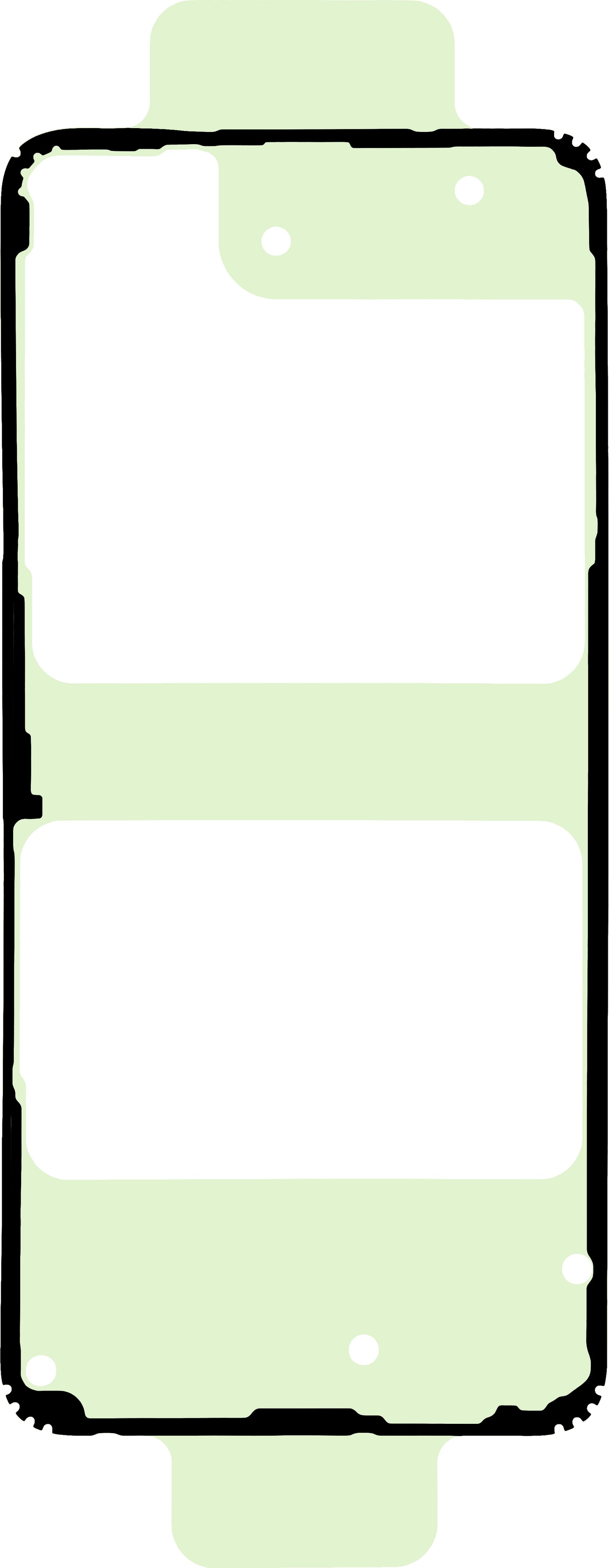 Lepidlo na kryt baterie Samsung Galaxy S21 FE 5G G990, Service Pack GH02-22977A