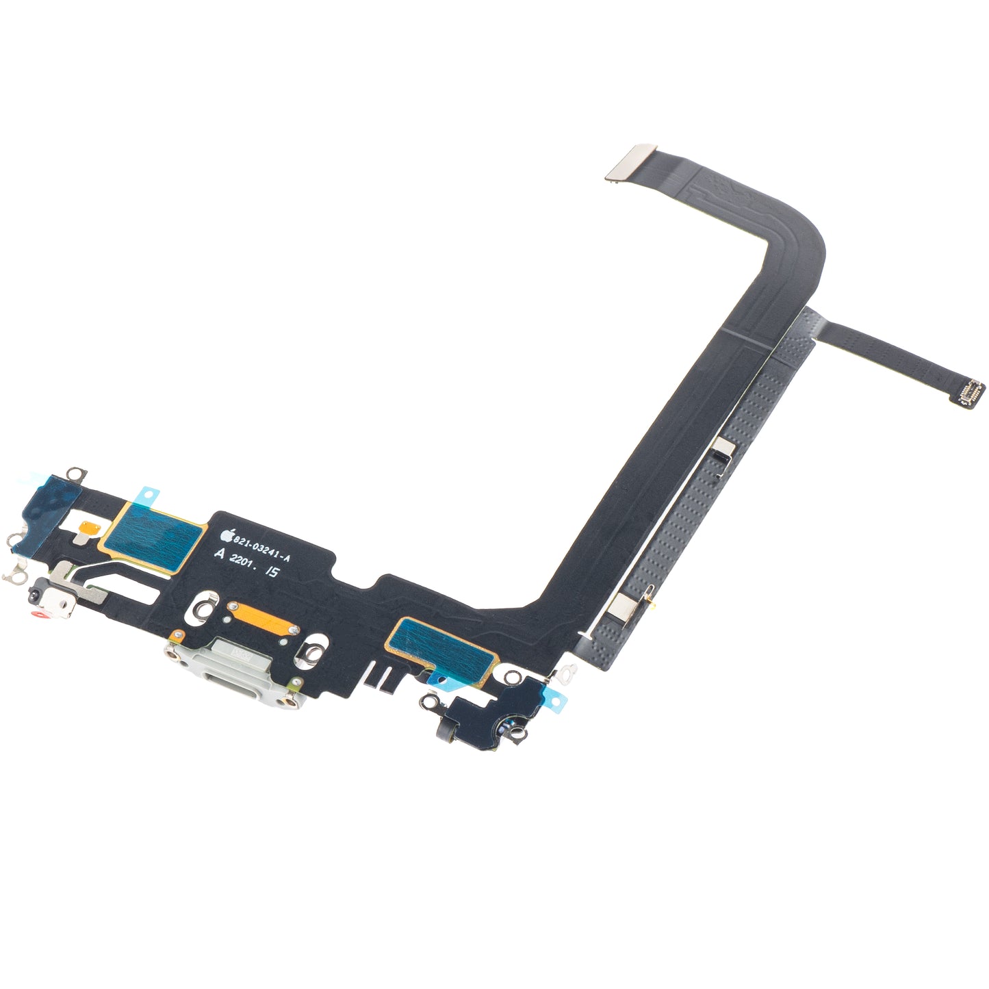 Páska s konektorem pro nabíjení - mikrofon Apple iPhone 13 Pro Max, stříbrná