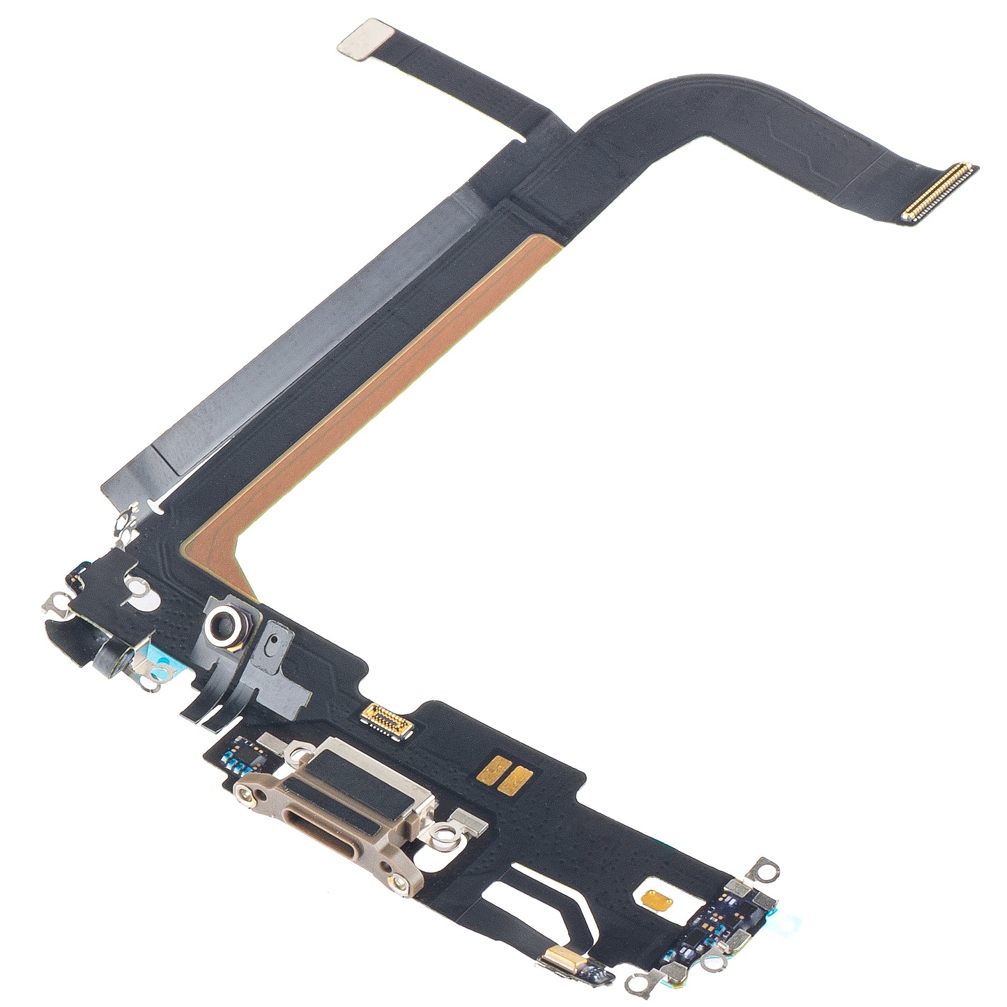 Páska s konektorem nabíjení - mikrofon Apple iPhone 13 Pro Max, zlatá