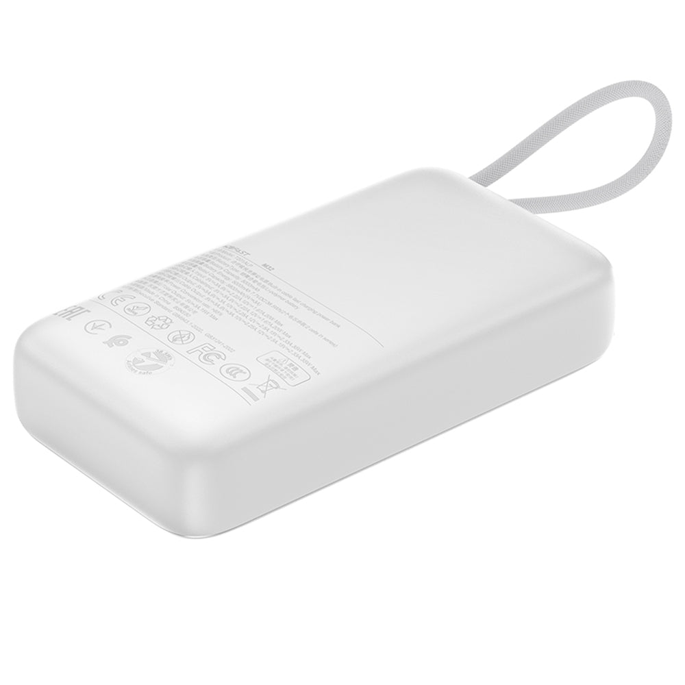 Externí baterie Acefast M32, 10000mAh, 35W, PD, 2 x USB-C, Stříbrná