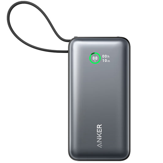 Externí baterie Anker Nano, 10000mAh, 30W, QC + PD, 1 x USB-A - 2 x USB-C, černá A1259G11