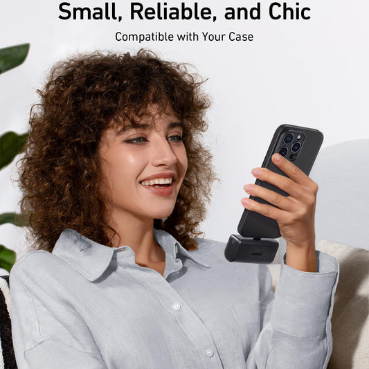 Externí baterie Anker Nano, 5000mAh, 22.5W, PD, 2 x USB-C, Černá A1653H11