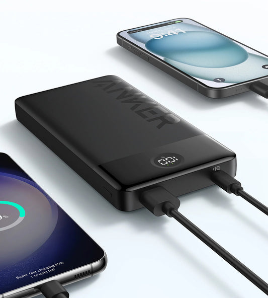 Externí baterie Anker PowerCore 326, 20000mAh, 15W, 1 x USB-A - 1 x USB-C, černá A1367G11