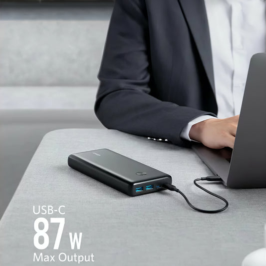 Externí baterie Anker PowerCore III Elite, 25600mAh, 87W, QC + PD, 2 x USB-A - 2 x USB-C, černá A1291H11