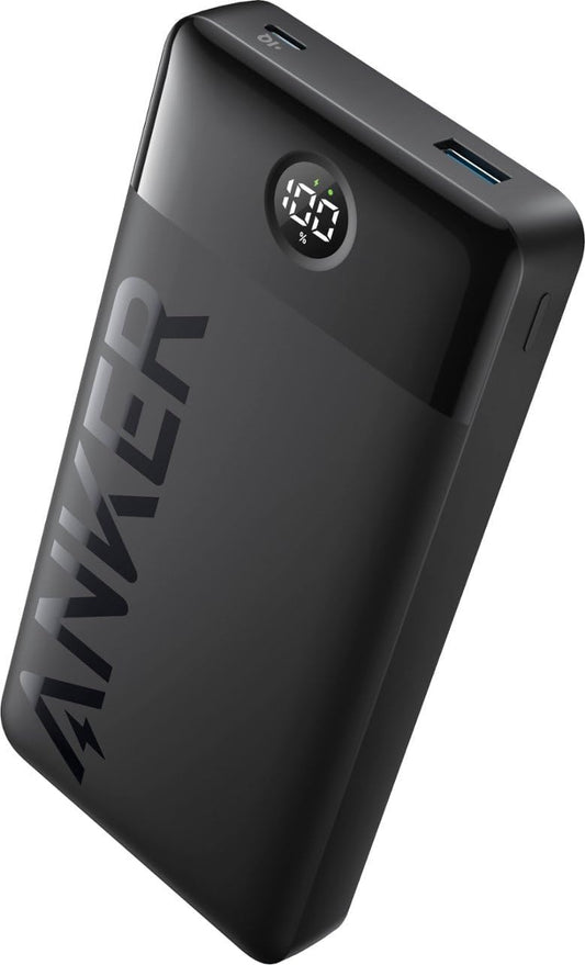 Externí baterie Anker PowerCore 326, 20000mAh, 15W, 1 x USB-A - 1 x USB-C, černá A1367G11