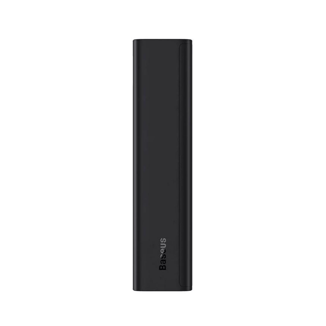 Externí baterie Baseus Adaman2, 10000mAh, 30W, QC + PD, 1 x USB-C - 2 x USB-A, Černá PPAD040101