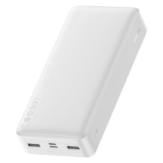 Externí baterie Baseus Bipow, 20000mAh, 15W, 1 x USB-C - 2 x USB-A, Bílá PPBD050102