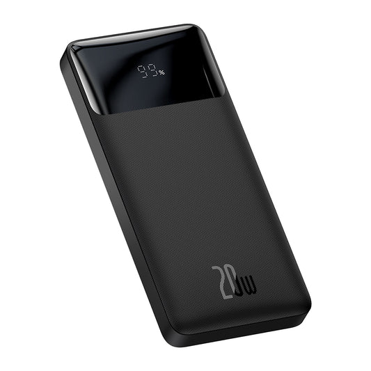Externí baterie Baseus Bipow, 10000mAh, 20W, QC + PD, 1 x USB-C - 2 x USB-A, Černá PPBD050301