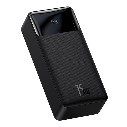 Externí baterie Baseus Bipow, 30000mAh, 15W, 1 x USB-C - 2 x USB-A, černá PPBD05050201