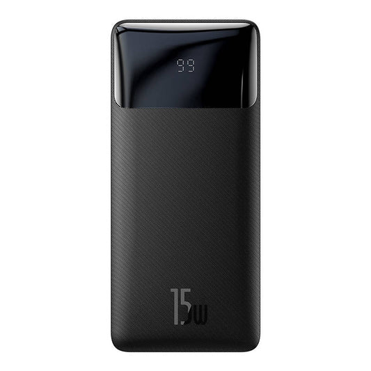 Externí baterie Baseus Bipow, 30000mAh, 15W, 1 x USB-C - 2 x USB-A, černá PPBD05050201