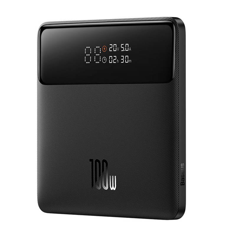 Externí baterie Baseus Blade HD, 20000mAh, 100W, QC + PD, 2 x USB-A - 2 x USB-C, Černá PPBL000301