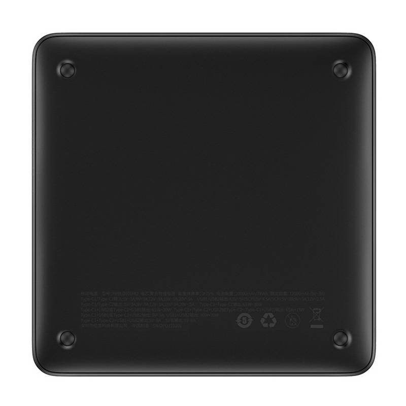 Externí baterie Baseus Blade HD, 20000mAh, 100W, QC + PD, 2 x USB-A - 2 x USB-C, Černá PPBL000301