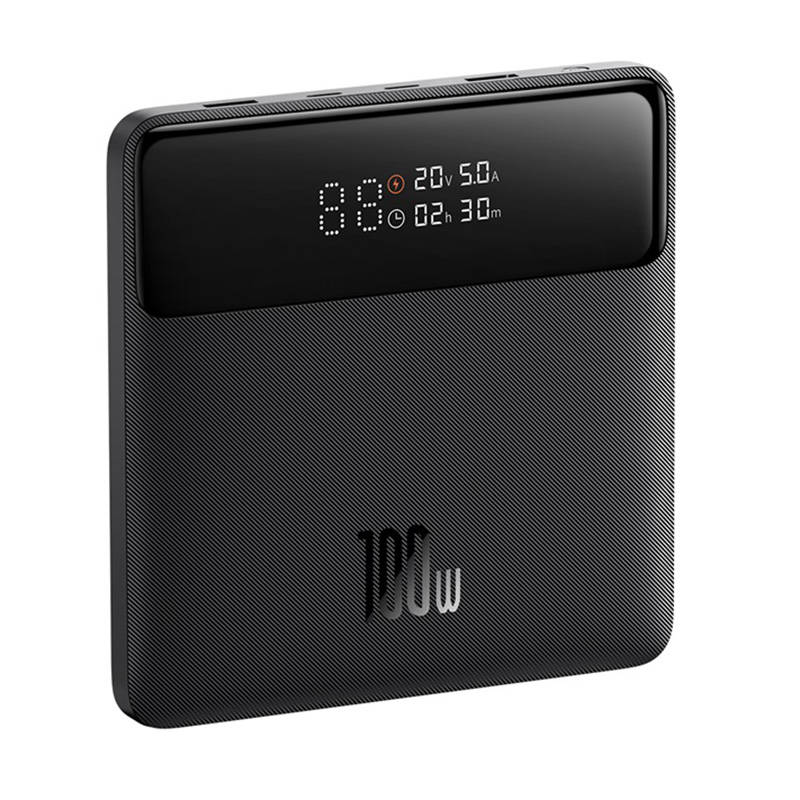 Externí baterie Baseus Blade HD, 20000mAh, 100W, QC + PD, 2 x USB-A - 2 x USB-C, Černá PPBL000301