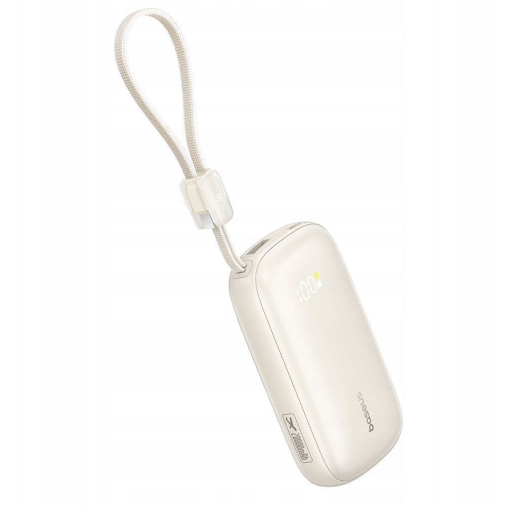 Externí baterie Baseus EnerFill FC21 Qpow 3 Ultra, 10000mAh, 22.5W, QC + PD, 1 x USB-A - 1 x USB-C, Béžová E0027L01
