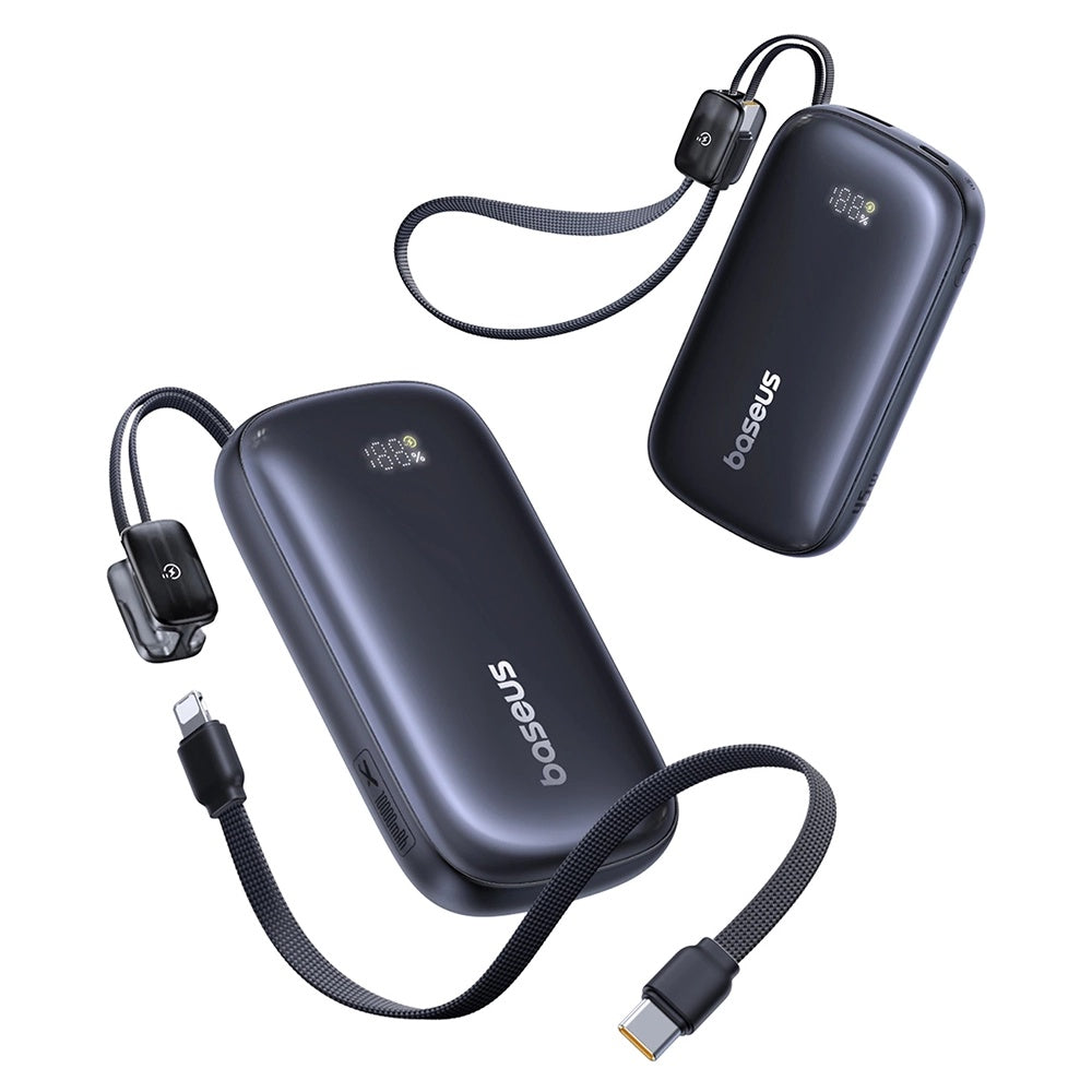 Externí baterie Baseus EnerFill FC21 Qpow 3 Ultra, 10000mAh, 45W, QC + PD, 1 x USB-A - 1 x USB-C, Černá E0027Q00