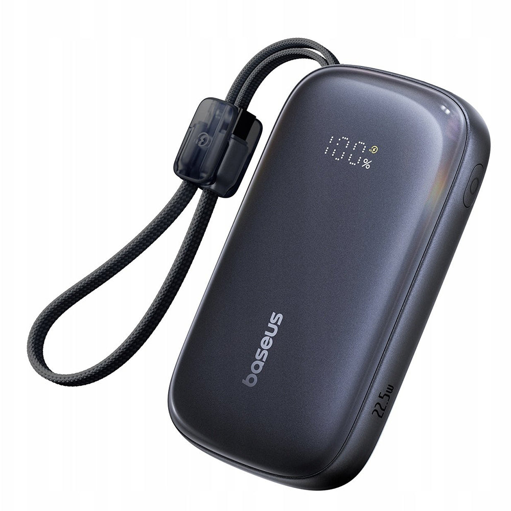 Externí baterie Baseus EnerFill FC21 Qpow 3 Ultra, 20000mAh, 22.5W, QC + PD, 1 x USB-A - 1 x USB-C, Černá E0027M00