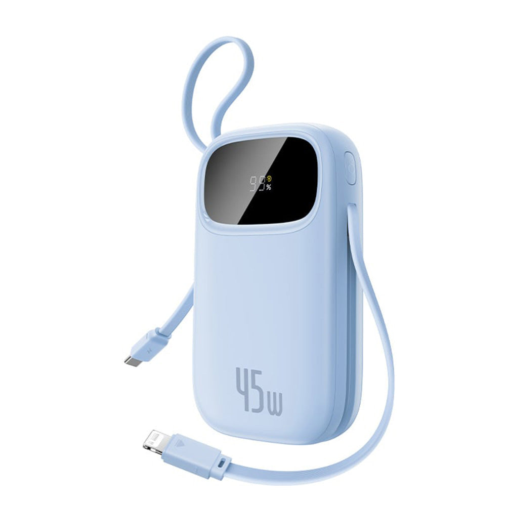Externí baterie Baseus EnerFill FC31 Qpow 3, 10000mAh, 45W, QC + PD, 1 x Lightning - 1 x USB-A - 2 x USB-C, Modrá E0028C03