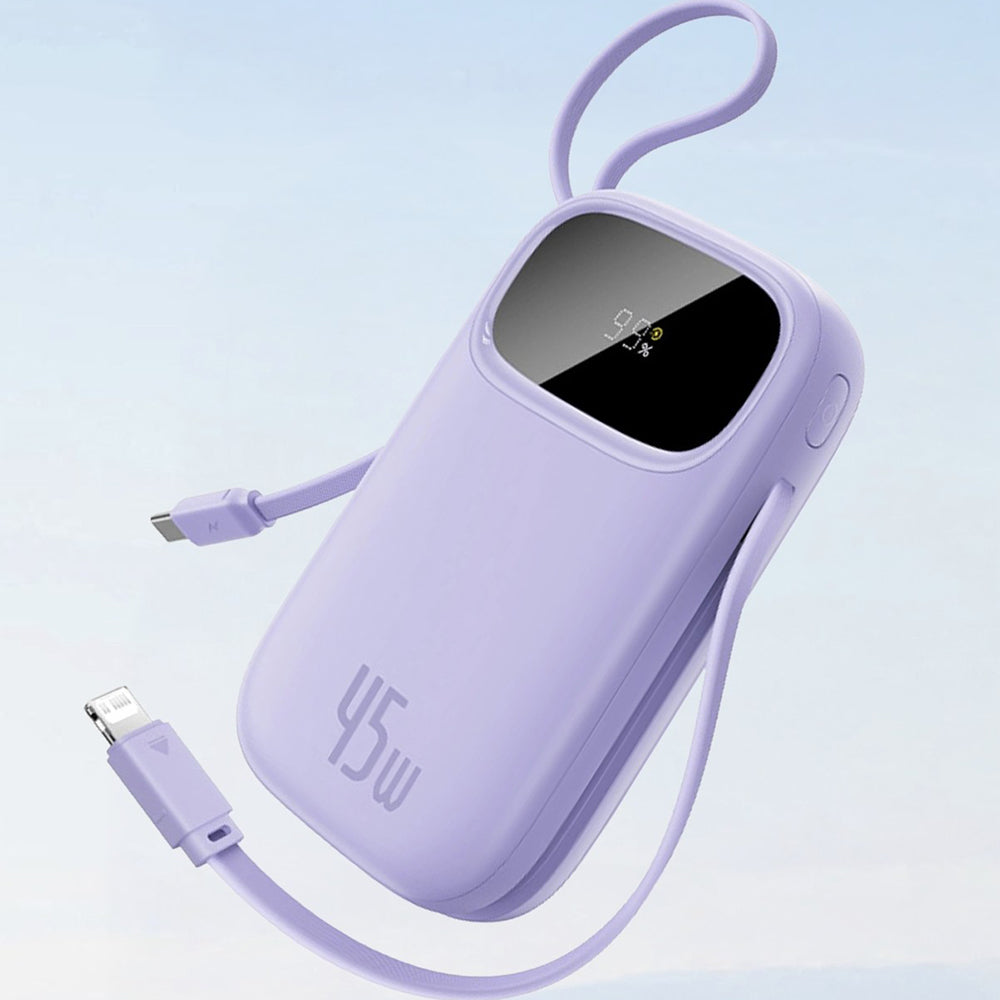 Externí baterie Baseus EnerFill FC31 Qpow 3, 20000mAh, 45W, QC + PD, 1 x Lightning - 1 x USB-A - 2 x USB-C, Mov E0028D02
