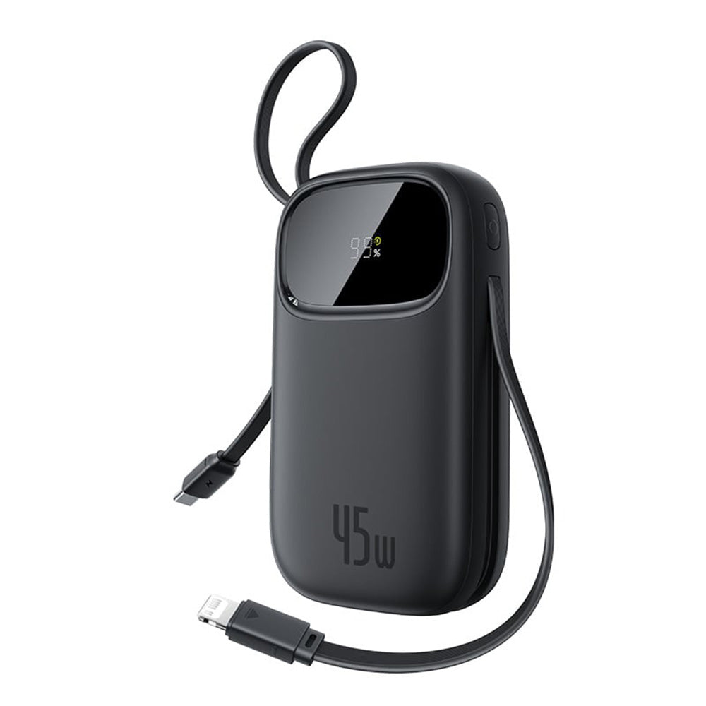 Externí baterie Baseus EnerFill FC31 Qpow 3, 20000mAh, 45W, QC + PD, 1 x Lightning - 1 x USB-A - 2 x USB-C, Černá E0028D00