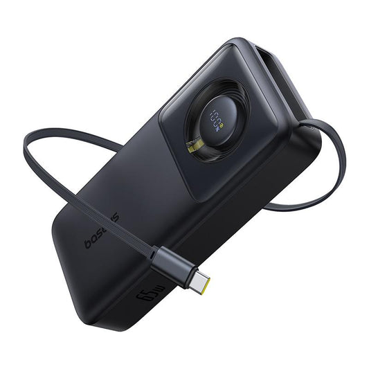 Externí baterie Baseus Free2Pull, 20000mAh, 65W, PD, 1 x USB-C, Černá P10073700123-00