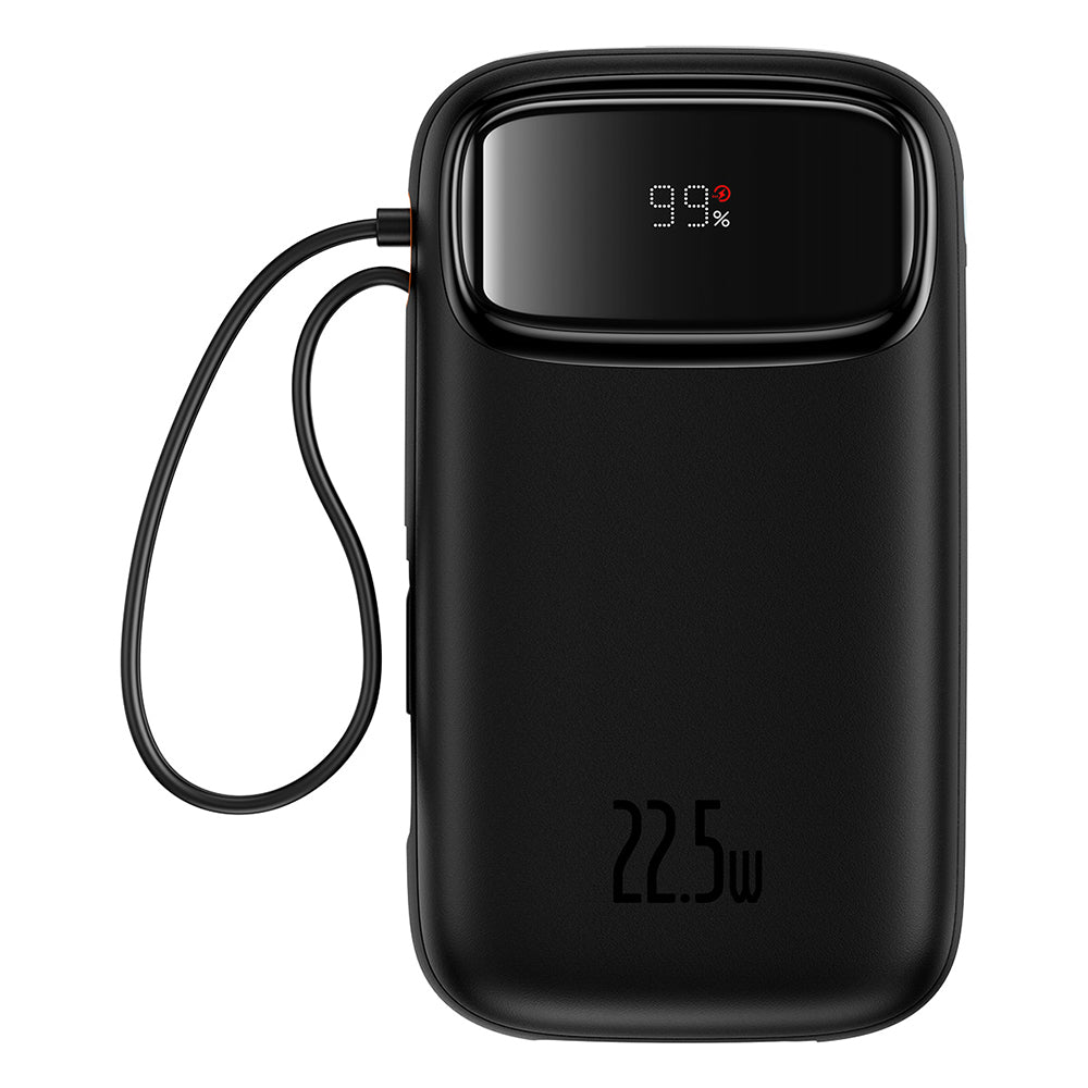 Externí baterie Baseus Qpow Pro+, 20000mAh, 22.5W, QC + PD, 1 x Lightning - 1 x USB-A - 2 x USB-C, Černá P10055002113-00