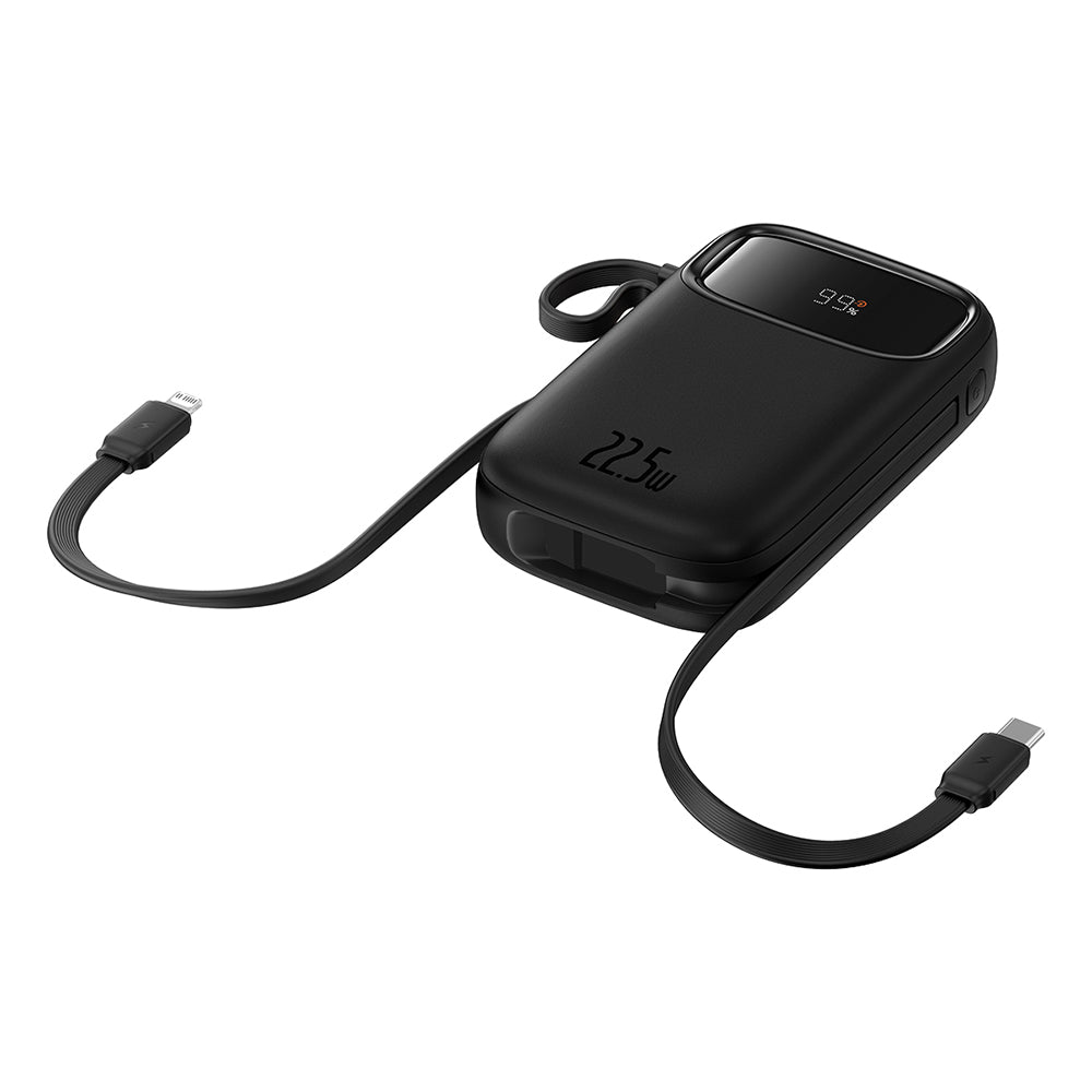 Externí baterie Baseus Qpow Pro+, 20000mAh, 22.5W, QC + PD, 1 x Lightning - 1 x USB-A - 2 x USB-C, Černá P10055002113-00