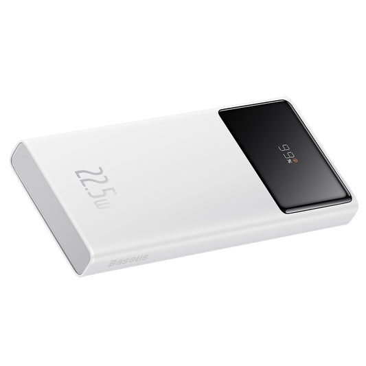Externí baterie Baseus Star Lord, 10000mAh, 22.5W, QC + PD, 1 x USB-C - 2 x USB-A, Bílá PPXJ100002