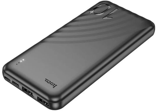 Externí baterie HOCO J123, 10000mAh, 10W, 2 x USB-A, Černá