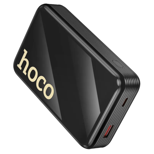 Externí baterie HOCO Q37A, 20000mAh, 22,5W, QC + PD, 1 x Lightning - 1 x USB-A - 2 x USB-C, černá