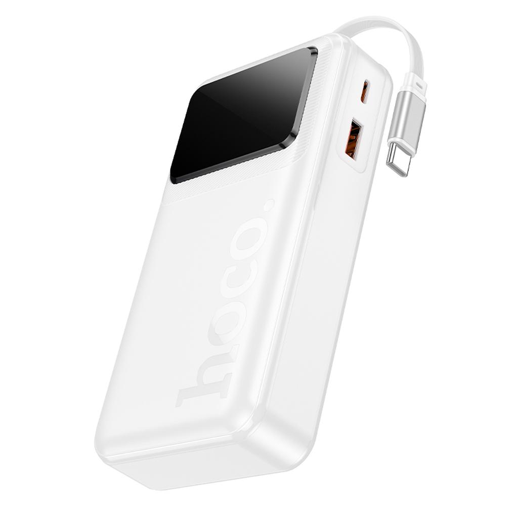 Powerbanka HOCO Q41, 20000 mAh, 22,5 W, QC + PD, 1× USB-A – 2× USB-C, bílá