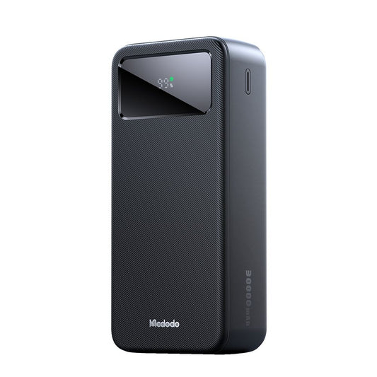 McDodo MC-4240 External Battery, 30000mAh, 22.5W, QC + PD, 2 x USB-A - 1 x USB-C, Black