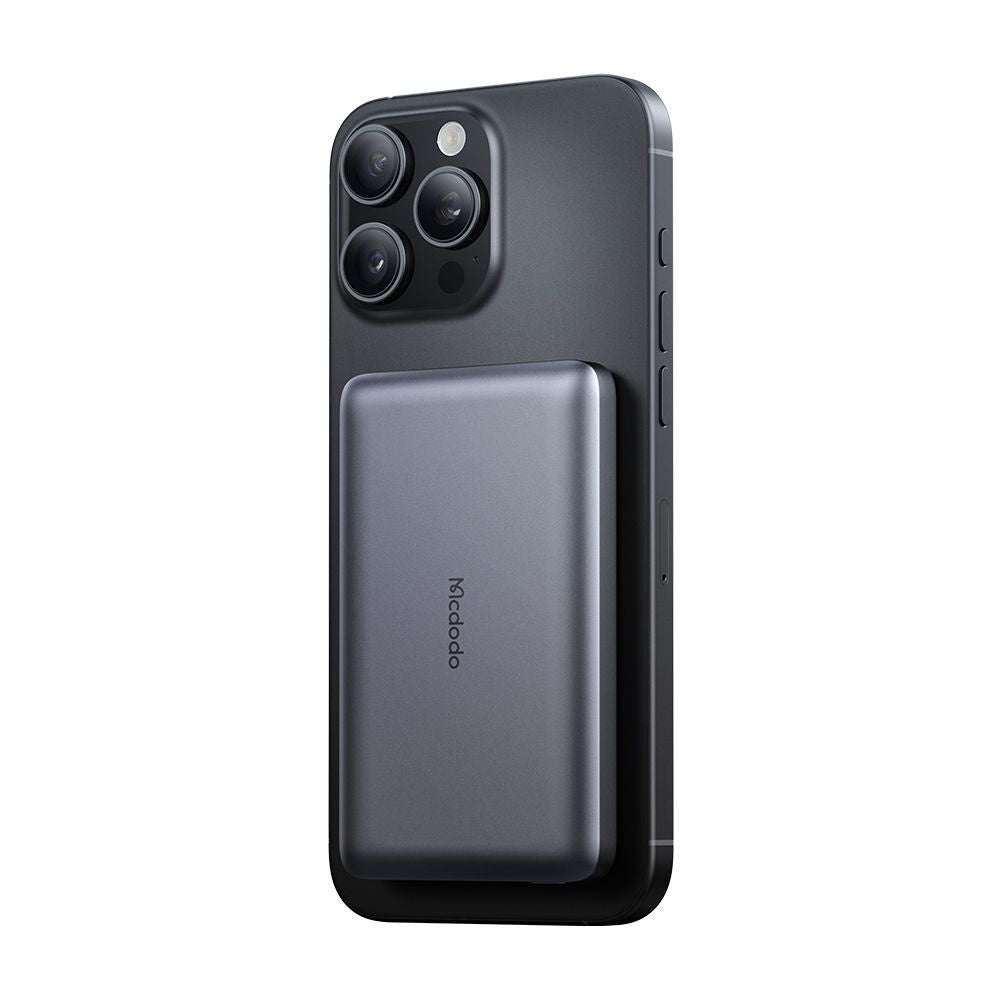 Externí bezdrátová baterie McDodo MC-4651 Meta, 10000mAh, 20W, PD + FQI, 1 x QI - 1 x USB-C, černá