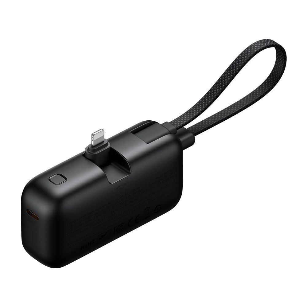 Externí baterie McDodo MC-7800 Freekit, 5000mAh, 22.5W, PD, 1 x Lightning - 2 x USB-C, černá