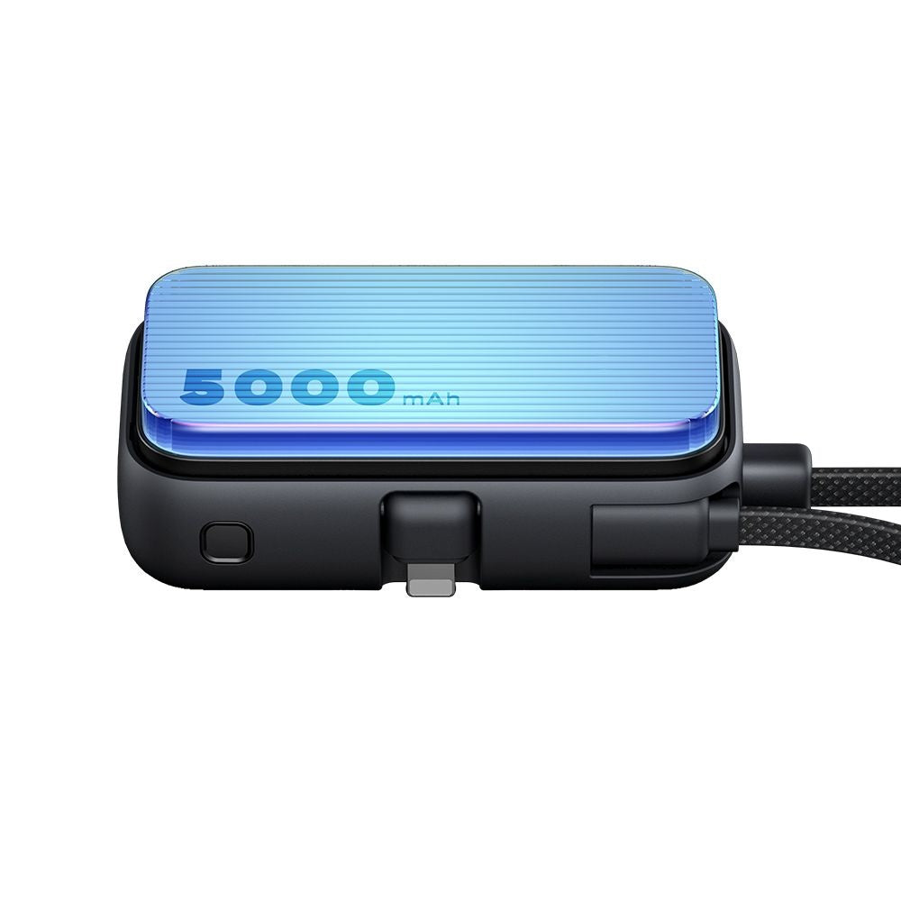Externí baterie McDodo MC-7800 Freekit, 5000mAh, 22.5W, PD, 1 x Lightning - 2 x USB-C, černá