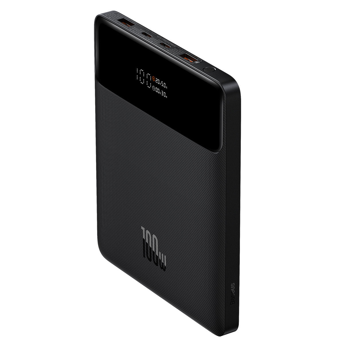 Externí baterie Baseus Blade Ultrathin, 20000mAh, 100W, QC + PD, 2 x USB-A - 2 x USB-C, Černá PPBL000201