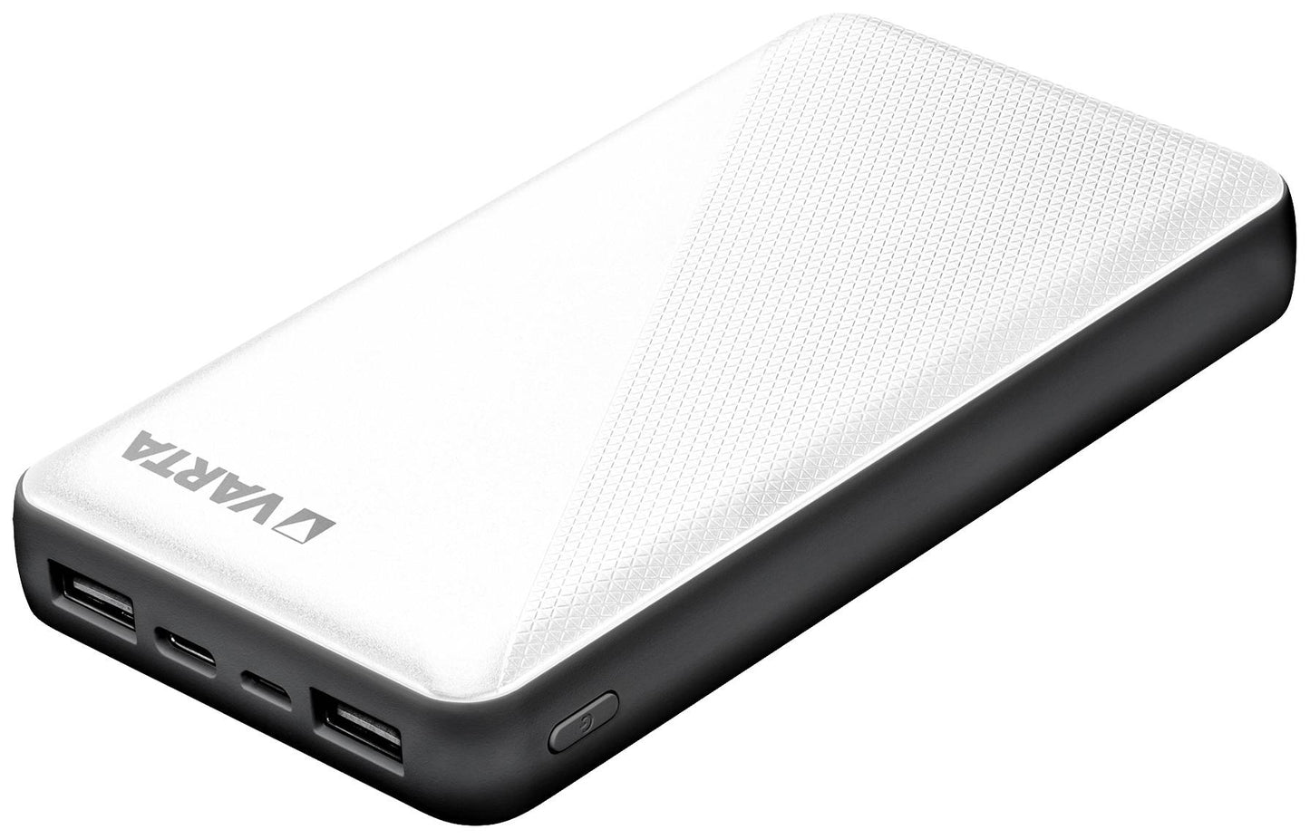 Externí baterie Varta Energy, 15000mAh, 15W, 2 x USB-A - 1 x USB-C, bílá