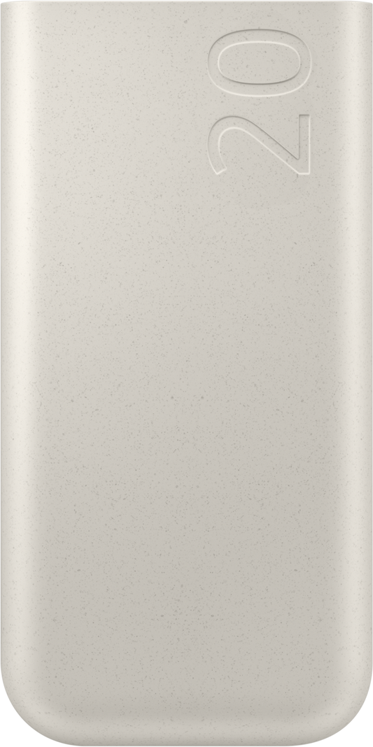 Externí baterie Samsung, 20000mAh, 45W, PD, 3 x USB-C, béžová EB-P4520XUEGEU