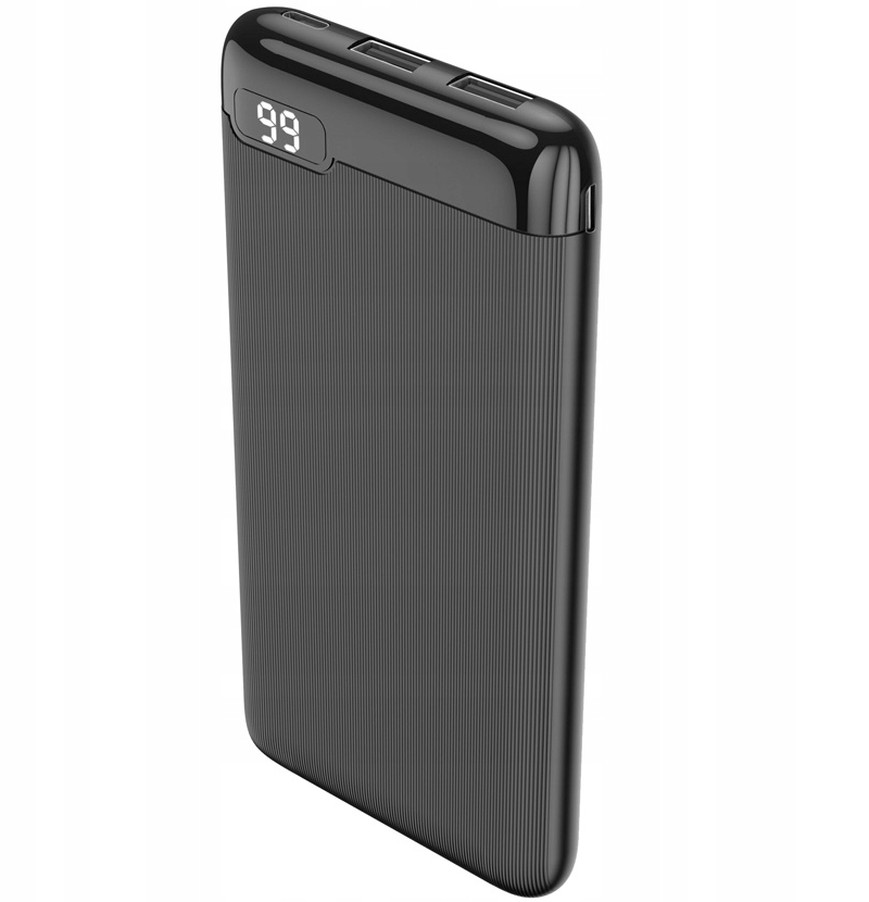 Externí baterie Setty SPBL-10, 10000mAh, 10W, 2 x USB-A, Černá