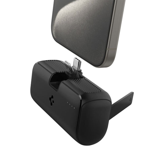 Externí baterie Spigen, 5000mAh, 22.5W, PD, 1 x USB-C, Černá