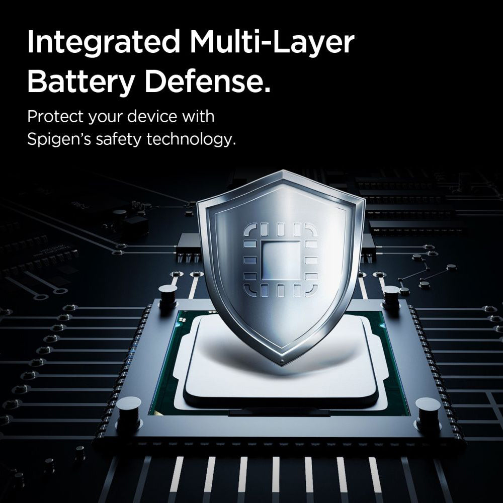 Externí baterie Spigen Essential, 10000mAh, 22.5W, QC + PD, 1 x USB-A - 2 x USB-C, Černá ABA09431
