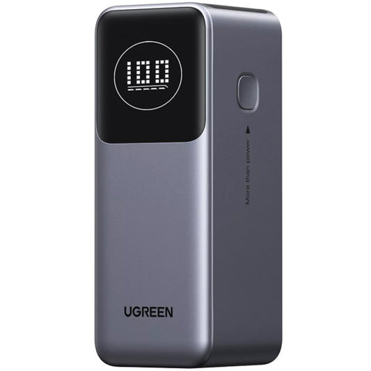UGREEN PB724 externí baterie, 12000mAh, 100W, QC + PD, 1 x USB-A - 1 x USB-C, šedá