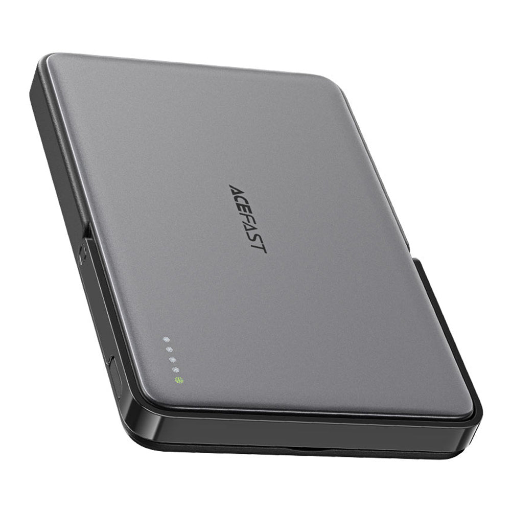Bezdrátová externí baterie Acefast M16, 5000mAh, 18W, PD + FQI, 1 x QI - 1 x USB-C, černá