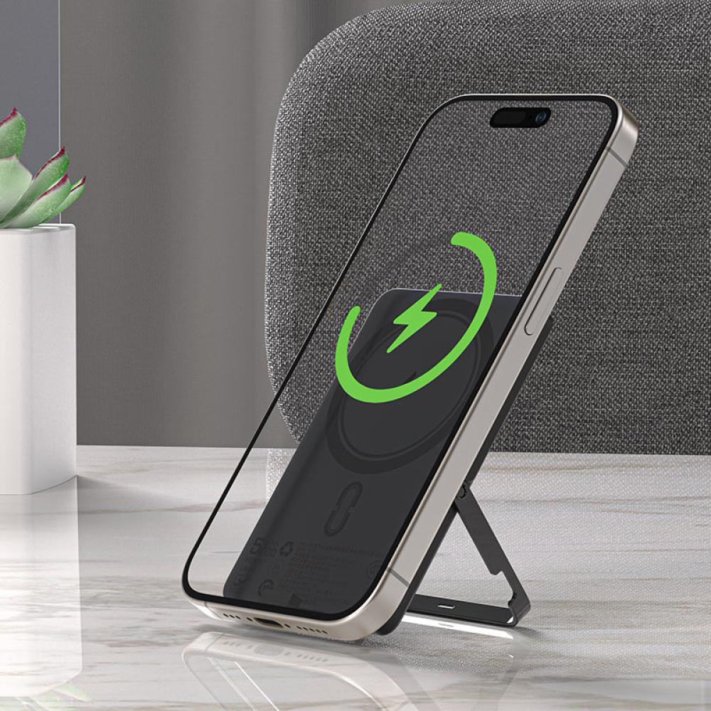 Bezdrátová externí baterie Acefast M16, 5000mAh, 18W, PD + FQI, 1 x QI - 1 x USB-C, černá